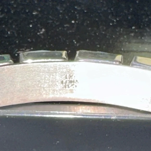 Multistone sterling silver cuff bracelet by Jay King - Picture 9 of 13